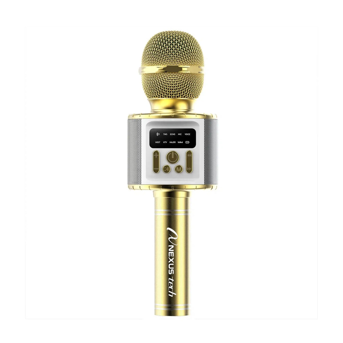 Wireless Bluetooth 5.2 Karaoke Microphone Portable Speaker Voice Changer RGB LED Premium Party Entertainment Singing Machine TWS Kids Adults Gift