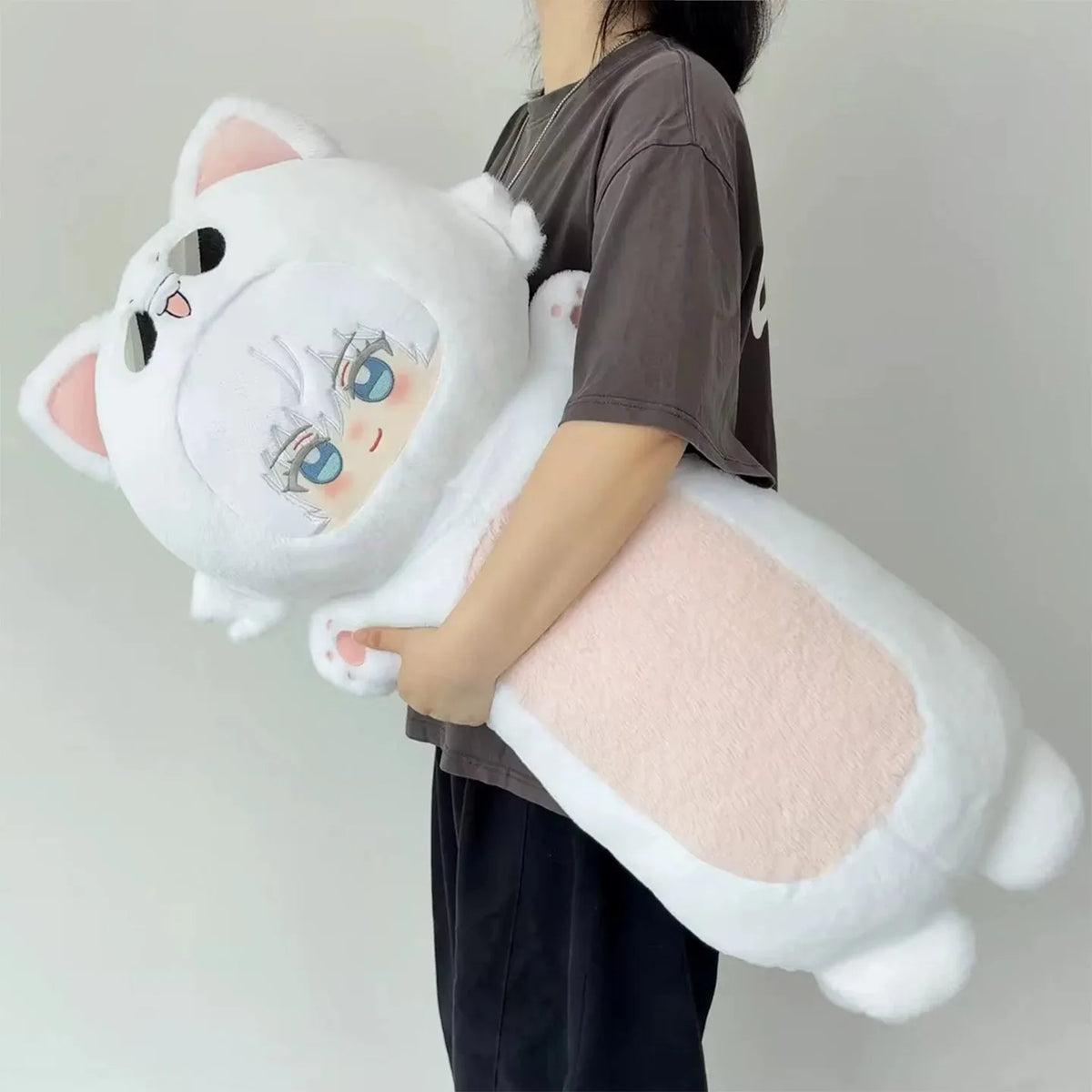 New 80cm Jujutsu Kaisen Plush Toys Cute Soft Stuffed Anime Pillow Cushion Home Decoration Dolls For Kid Birthday Christmas Gift
