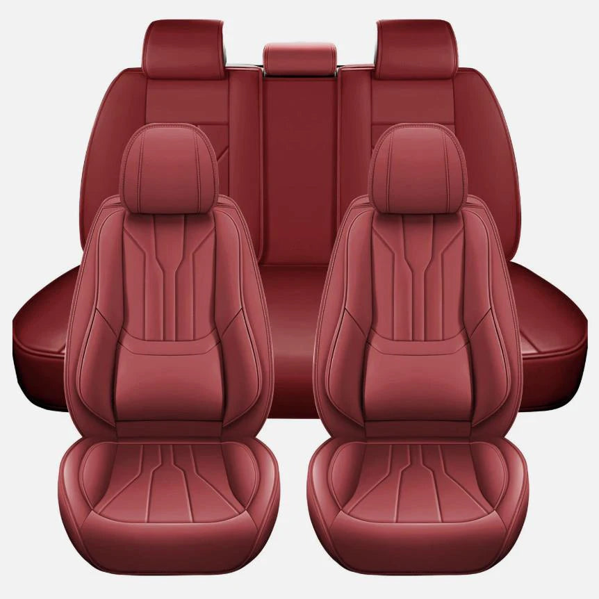 For Honda Car Seat Covers Luxury Leather Front Rear Protectors Cushion 5 Seats Full Surround Protection Seat Covers