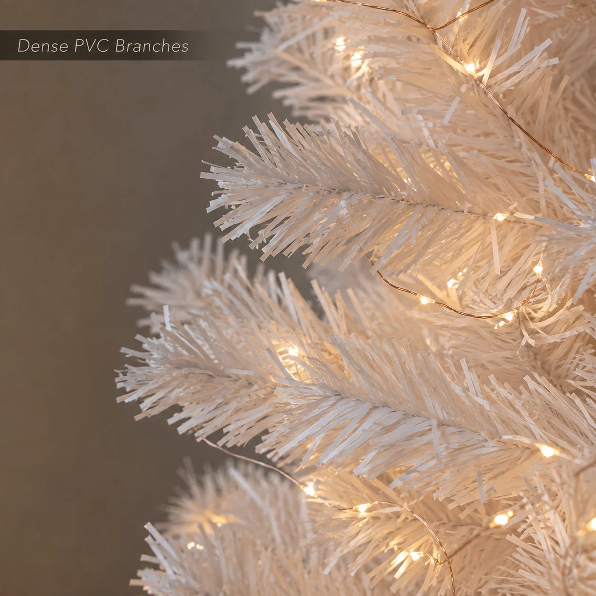 Artificial Christmas Tree PVC Pointed Head Pencil White Large Christmas Tree 1.2m To 2.1m Christmas Home Party Scene Decorations