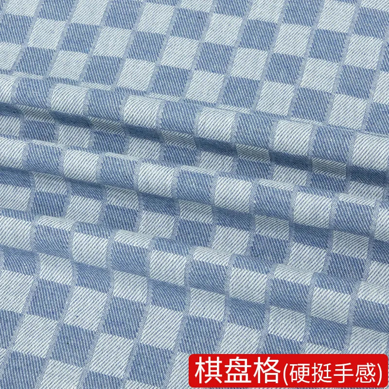 Brushed Plaid Cotton Fabric Soft To The Touch Sold By The Yard Ideal For Clothing Doll Dresses And DIY Sewing Projects.