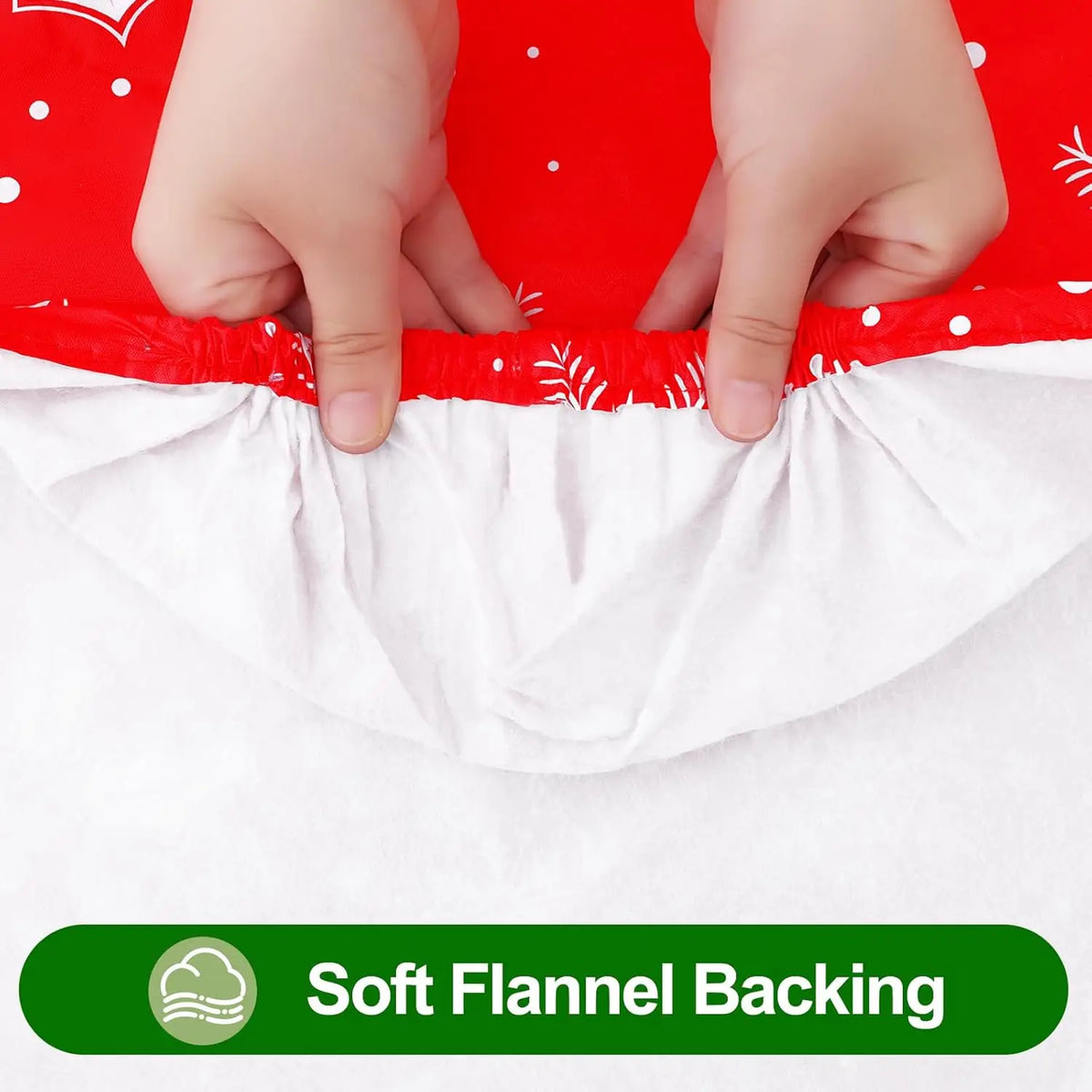 Waterproof PVC Flannel Table Cover Elastic Fitted Tablecloth Floral Pumpkin Christmas Pattern Dining Party Decoration