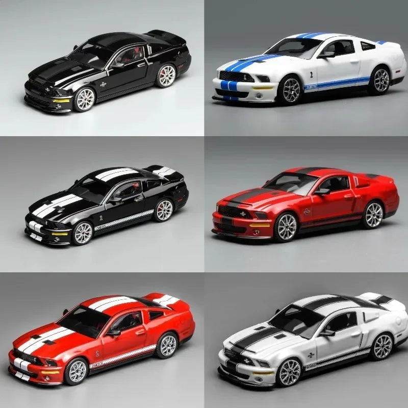 MH & GL 1:64 Shelby GT500  Alloy Die Casting Car Model Collection Model Boy Gift Christmas Gift Gifts for Men