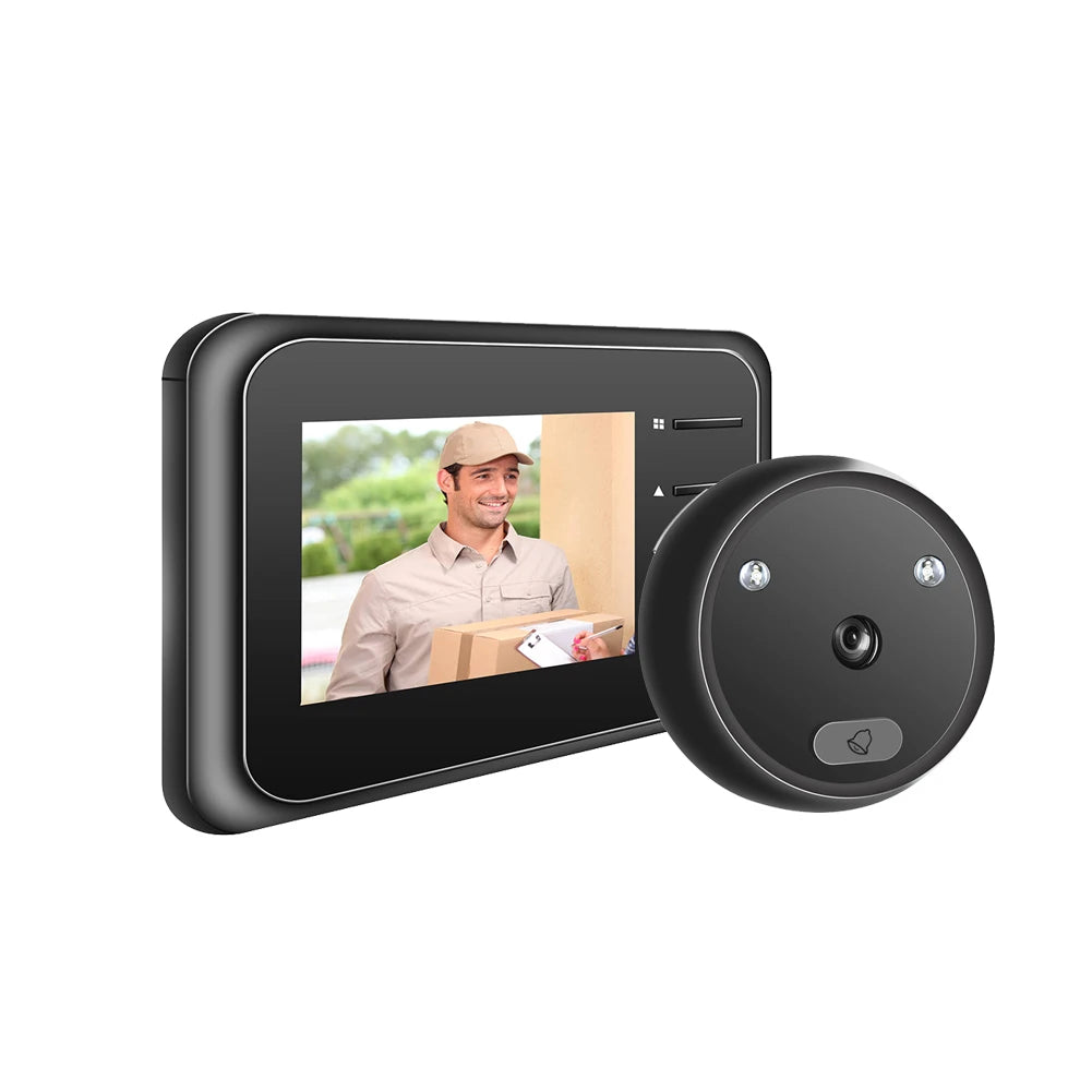 Digital Magic Eye Electronic Viewfinder Night Vision Video Digital Door Viewer 1400mAh Build-in Lithium Battery 1080P Camera