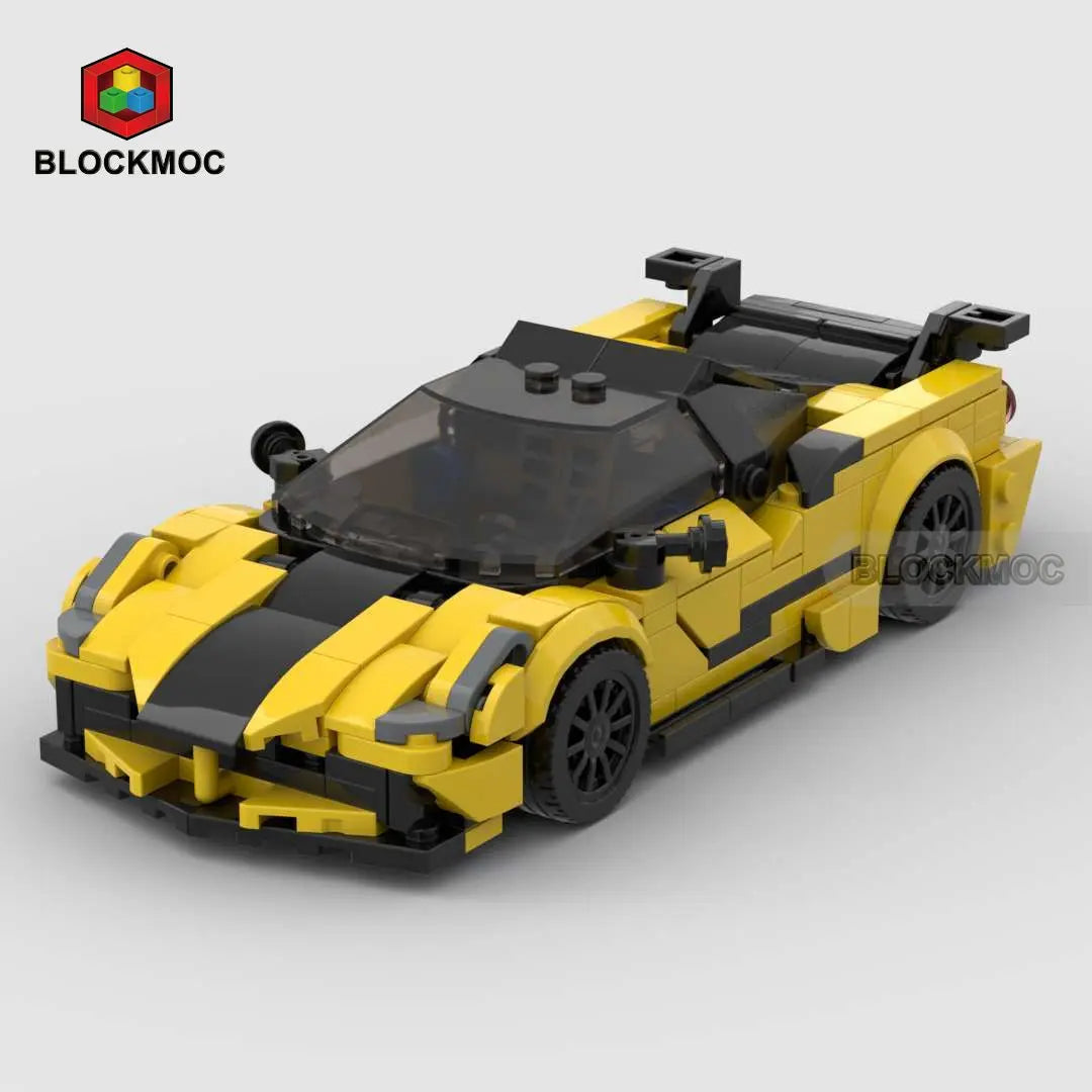 MOC Sports Car Classic Toy Building Block Set,Suitable As Birthday, Halloween, Christmas Gifts Decoration Collect