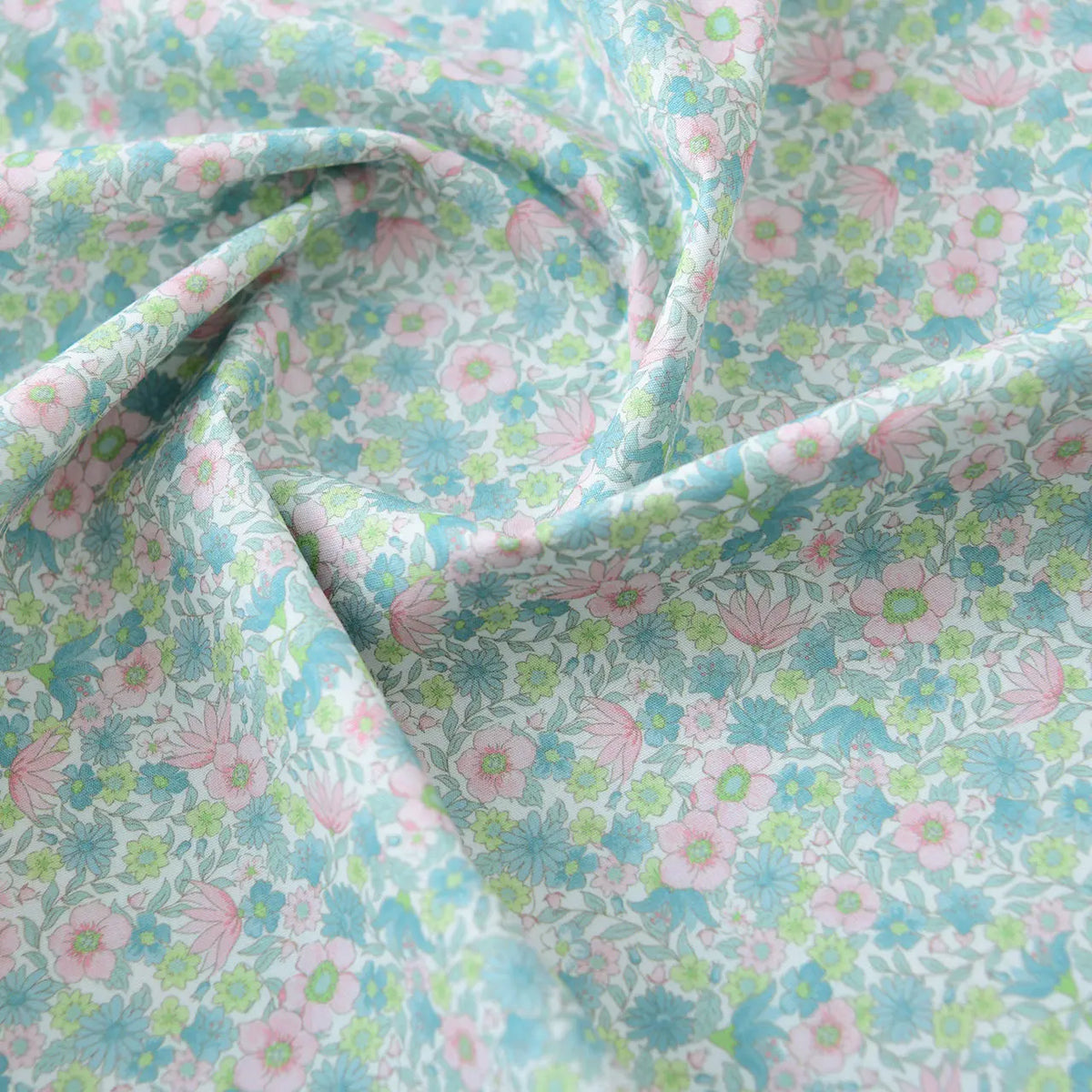 40S Pure Cotton Poplin Fabric Handmade DIY Clothing Floral Plaid Stripes Plant for Sewing Clothes by the Meter