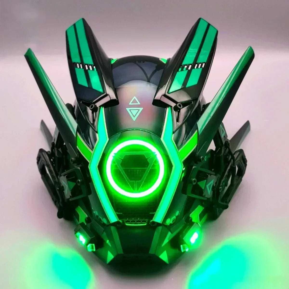 Cyberpunk Helmet Shinobi Mask Robot Samurai Mask Cosplay Techwear Cyber Punk Hi-Tech Helmet Armor Futuristic Toys Christmas Gift