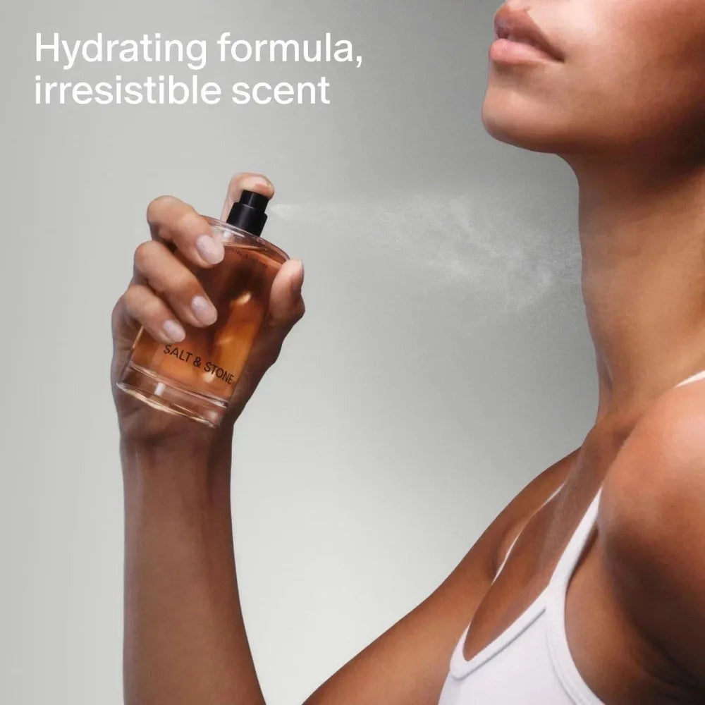 Salt & Stone Bergamot & Hinoki Body Mist Unisex Hair & Body Spray Hydrating Skincare Infused Fragrance Vegan Cruelty Free 3.4 fl oz