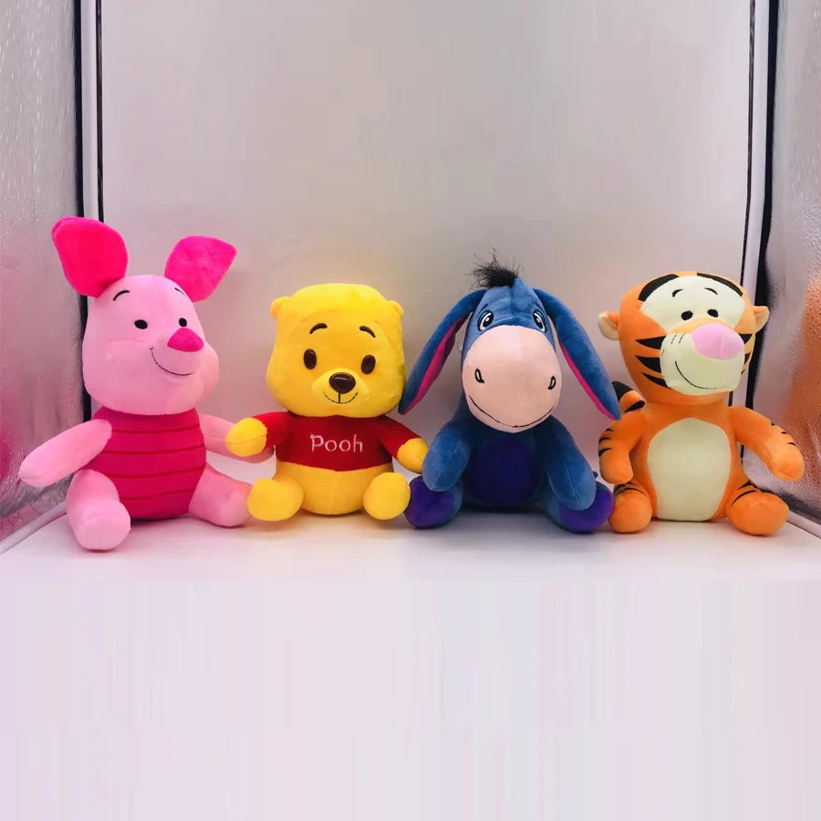 Wholesale 12pcs/lot New 8inch Cute Animal Bear Pig Stuffed Dolls Soft Tiger Plush Toy Christmas Gifts For Children