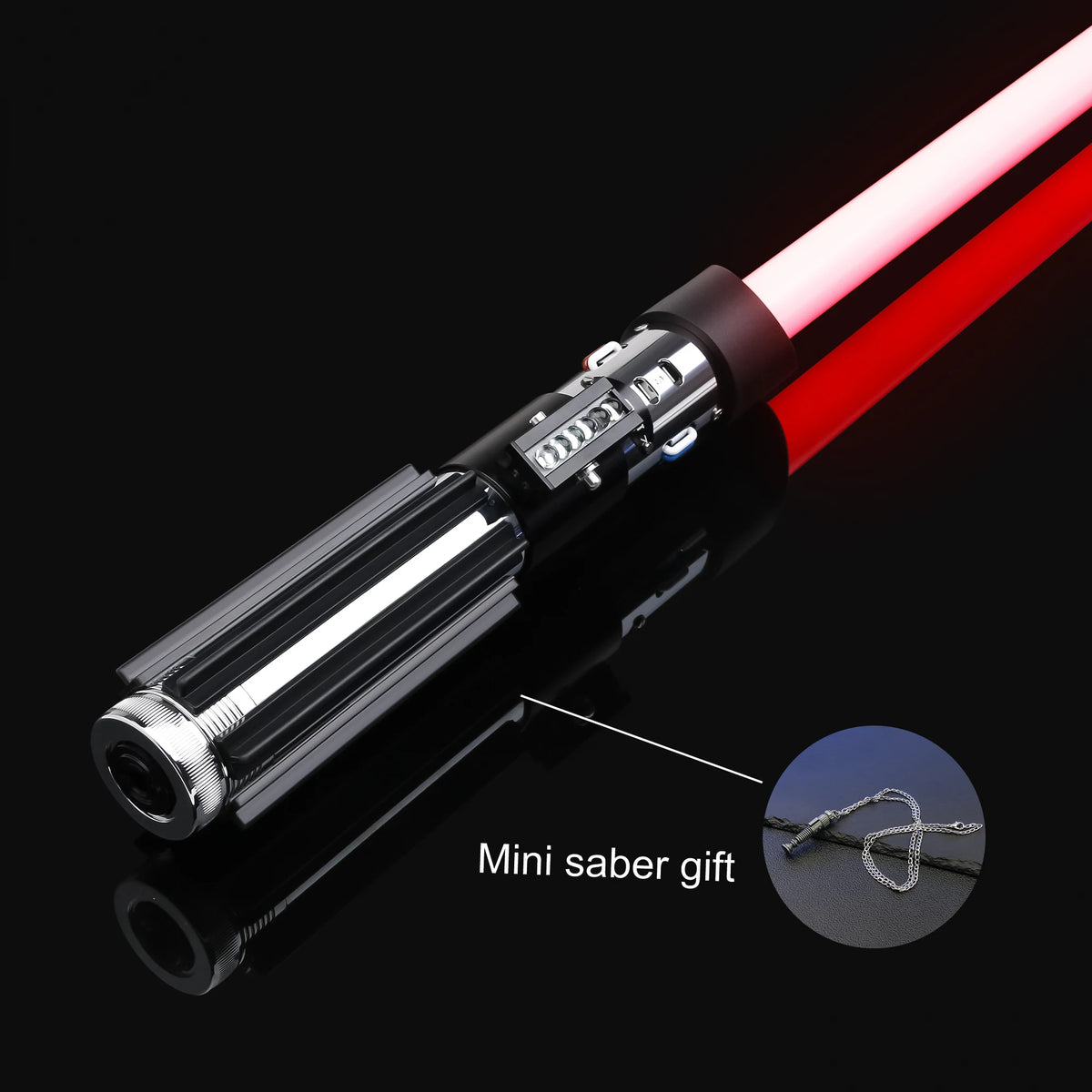 TXQ Darth Vader EP5 Christmas COMBAT Smooth Swing Metal Lightsaber Saber Force Heavy Dueling Skywalke Gift Fonts Sword