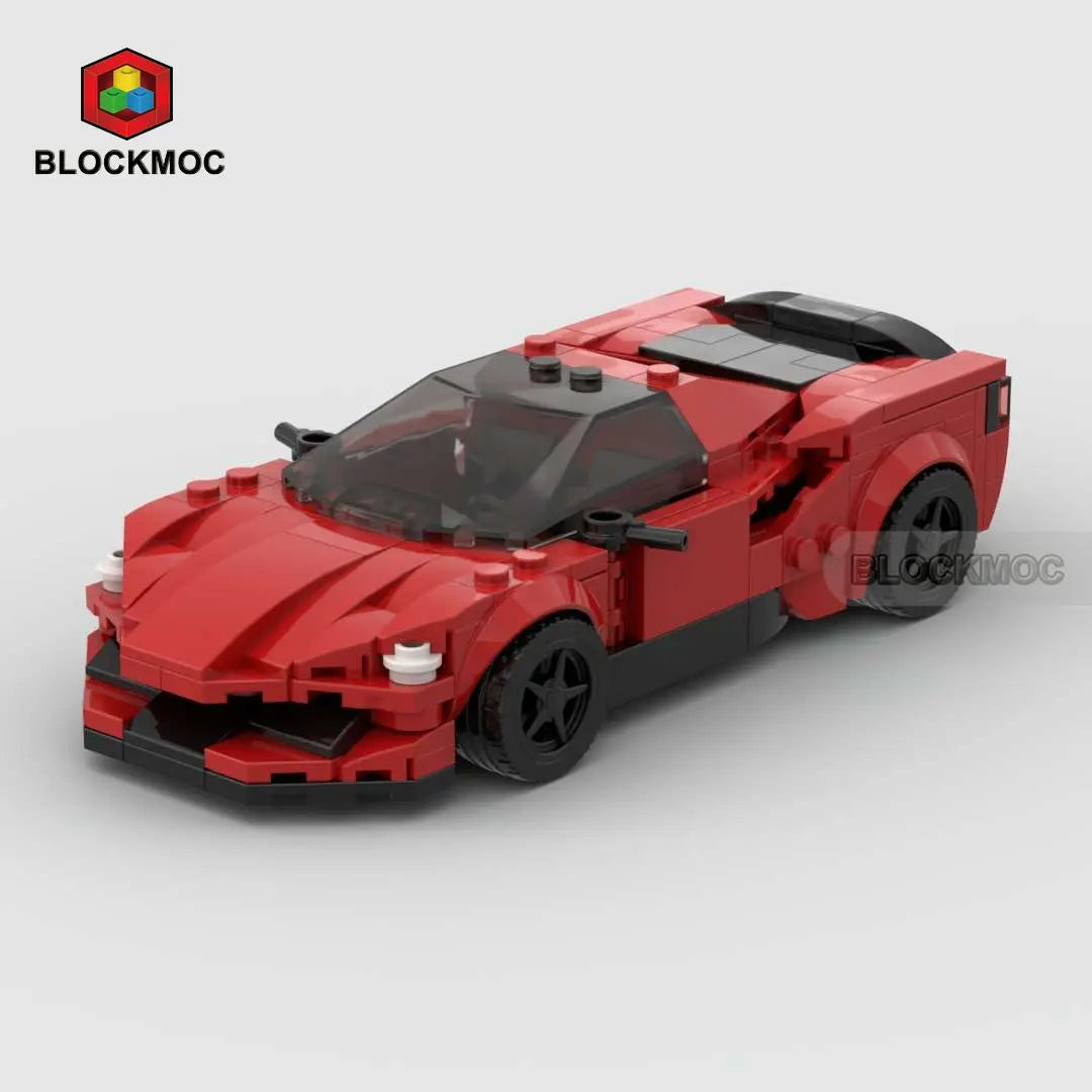 MOC Sports Car Classic Toy Building Block Set,Suitable As Birthday, Halloween, Christmas Gifts Decoration Collect