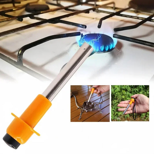 Outdoor Portable Pulse Gniter Kitchen Camping Stove Lgnition Device BBQ Gas Stove Torch Accessories Camping Equipment