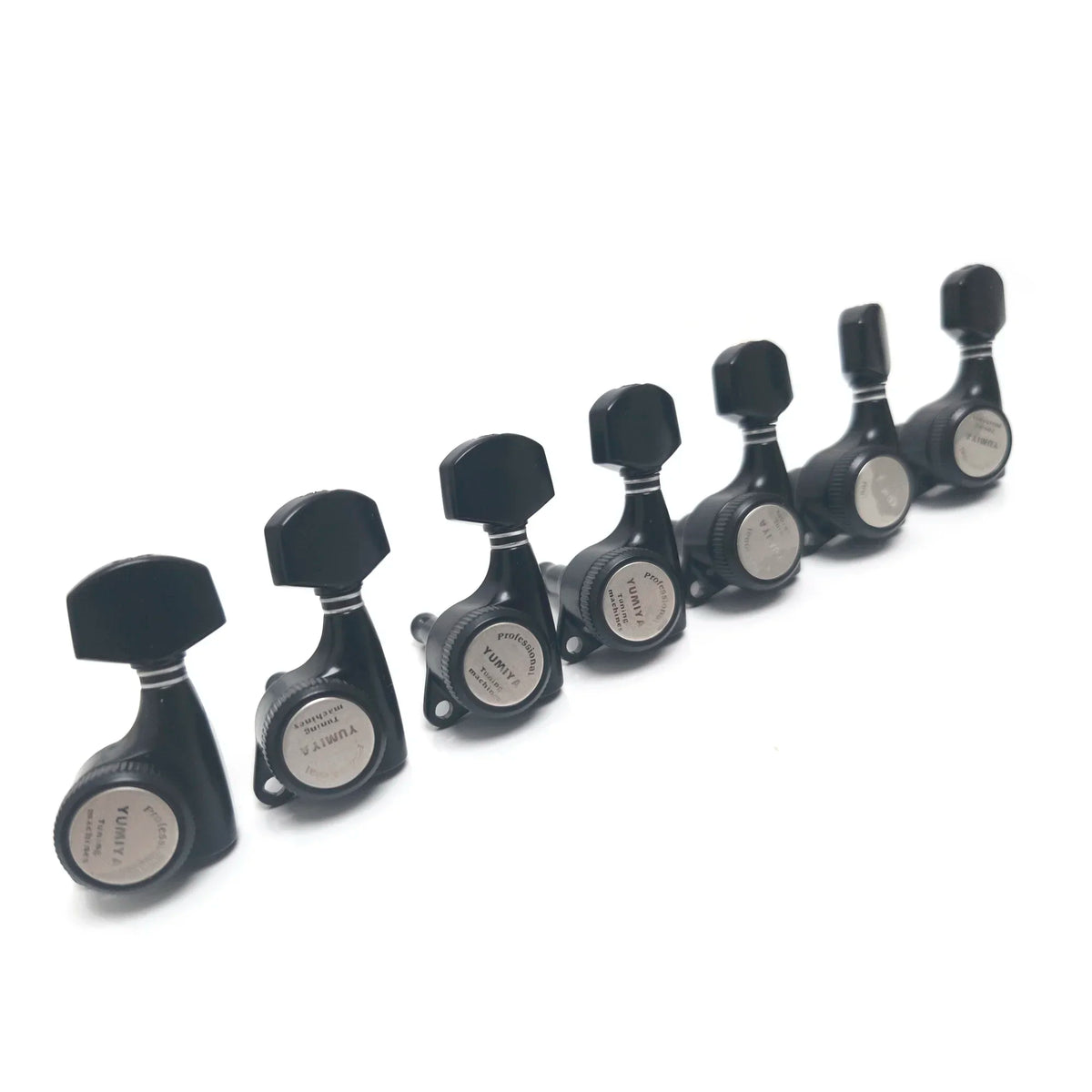 7L Guitar Locking Tuners 1:18 Lock String Tuning Pegs Machine Heads for Electric Guitars – Available in Chrome and Matte Black