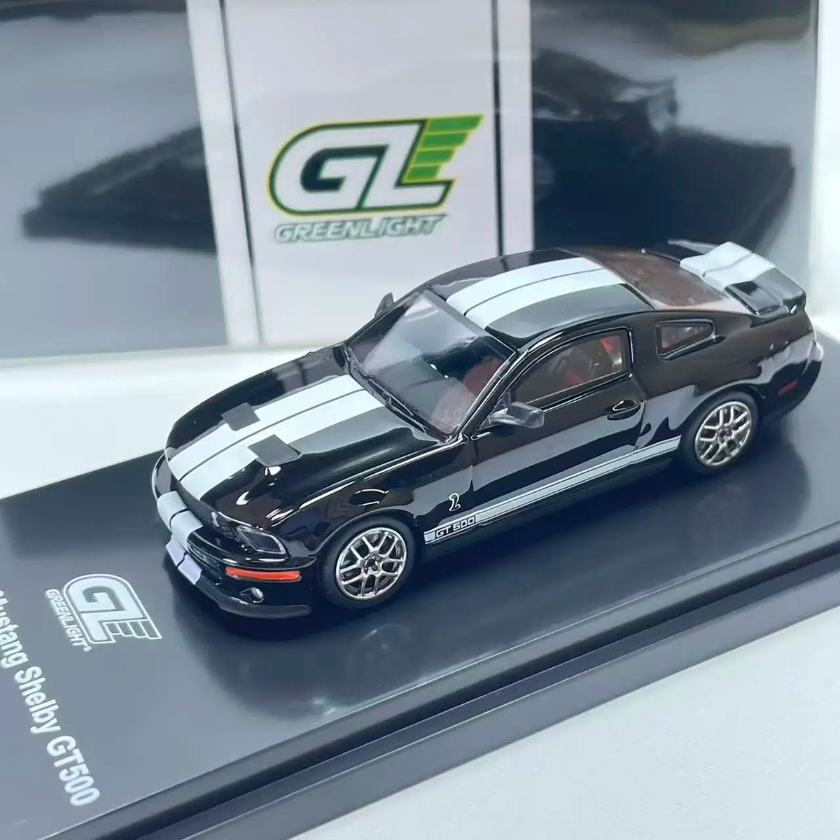 MH & GL 1:64 Shelby GT500  Alloy Die Casting Car Model Collection Model Boy Gift Christmas Gift Gifts for Men