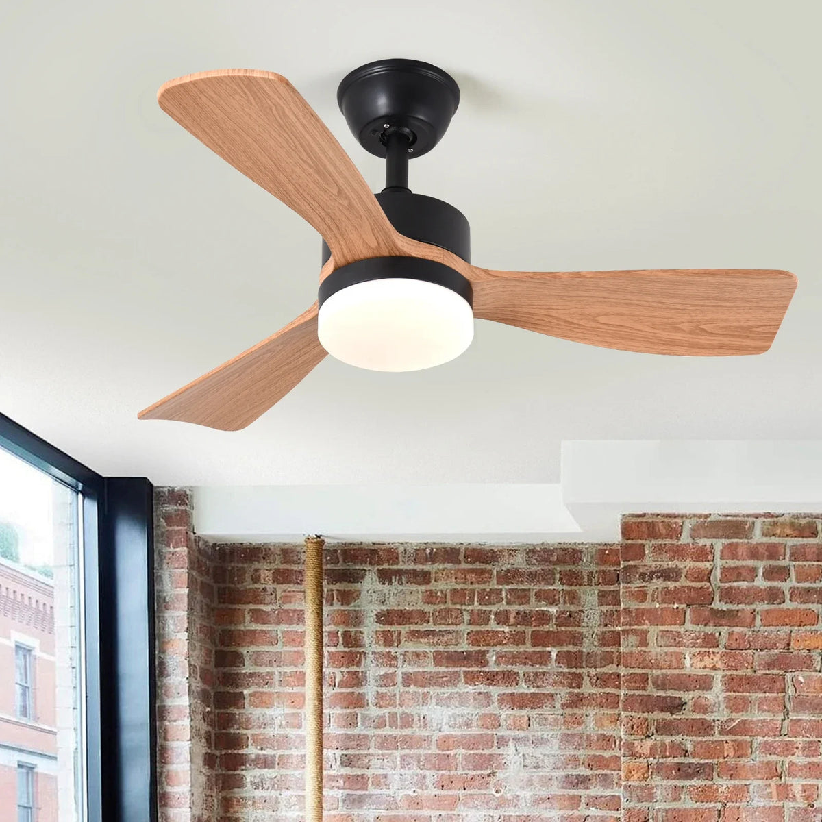 Ceiling Fan With Led Lamp RGB Chandelier Fan Light RC Dimming Pendant Fandelier Home Appliance Ventilator Living Room Fixture