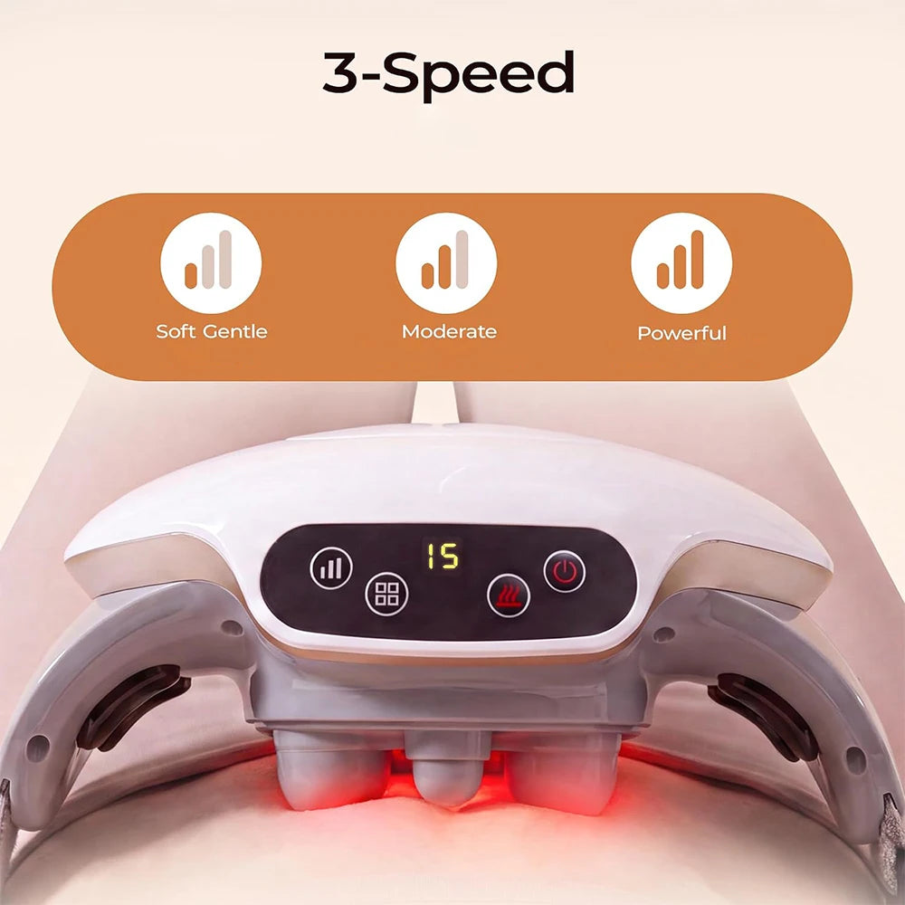 Abdominal Massager Electric Stomach Massager for Flattening Belly Multiple-use for Waist Abdomen Back Neck Leg 3 Modes, Rechargeable, Home Office Use, Mother's Day Birthday Christmas Gifts for Women Mom