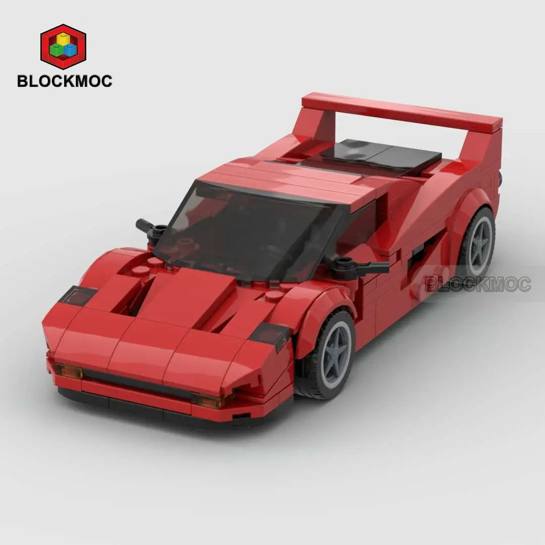 MOC Sports Car Classic Toy Building Block Set,Suitable As Birthday, Halloween, Christmas Gifts Decoration Collect