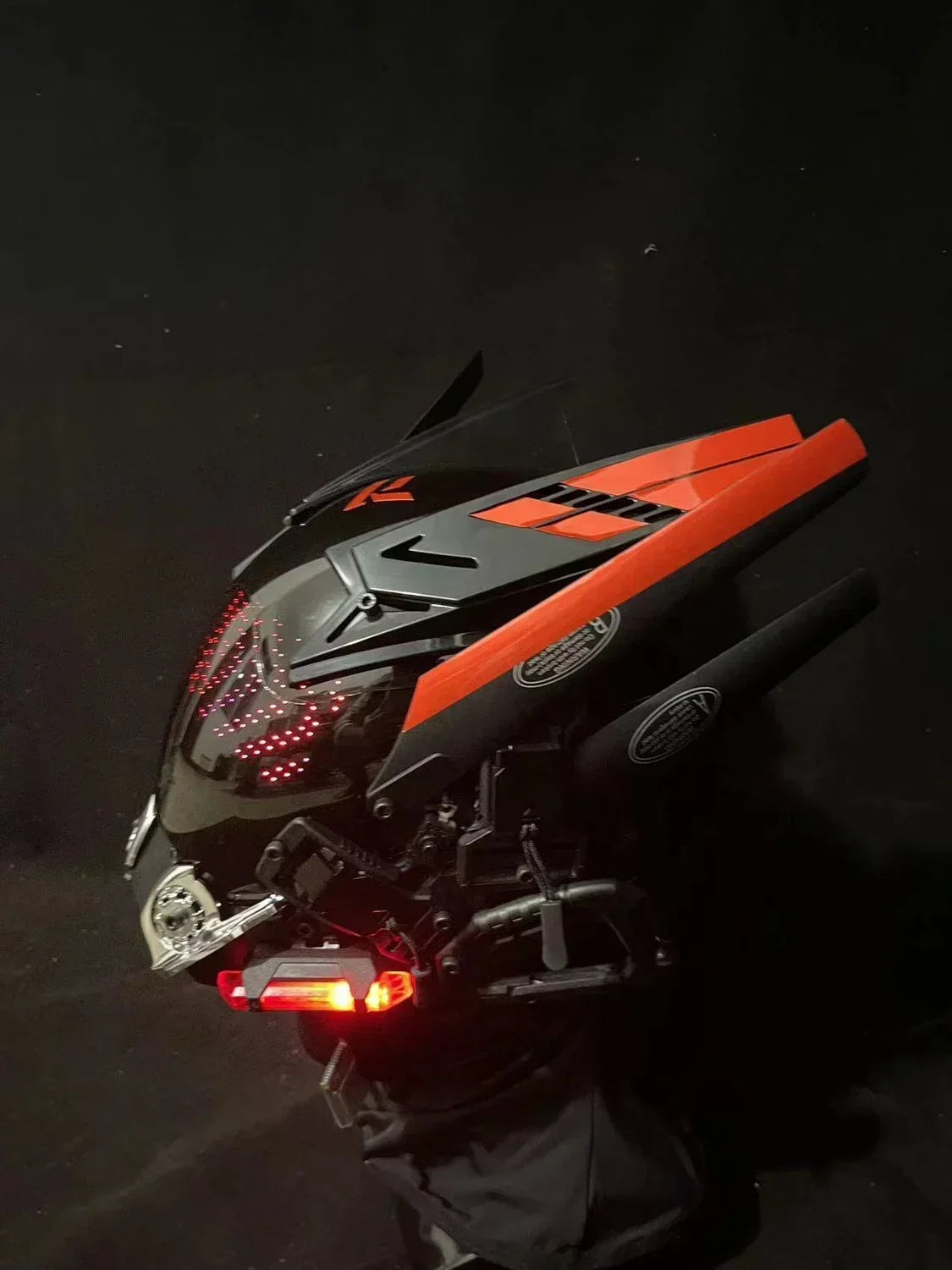 Cyberpunk Helmet Shinobi Mask Robot Samurai Mask Cosplay Techwear Cyber Punk Hi-Tech Helmet Armor Futuristic Toys Christmas Gift
