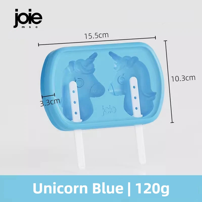Joie Silicone Popsicle Molds Freeze Pops Cute Cartoon Mold Reusable Ice Pop Mold With Lids Sticks Home Kitchen Tools BPA Free