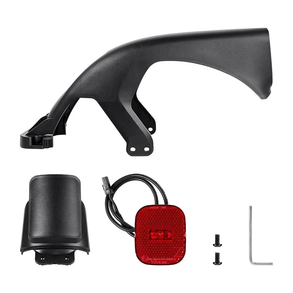 Rear Mudguard For Ninebot For Segway Max G3 Electric Scooter Mudguard Wheel Cover Assembly With Taillight Splash-Guard Accessory
