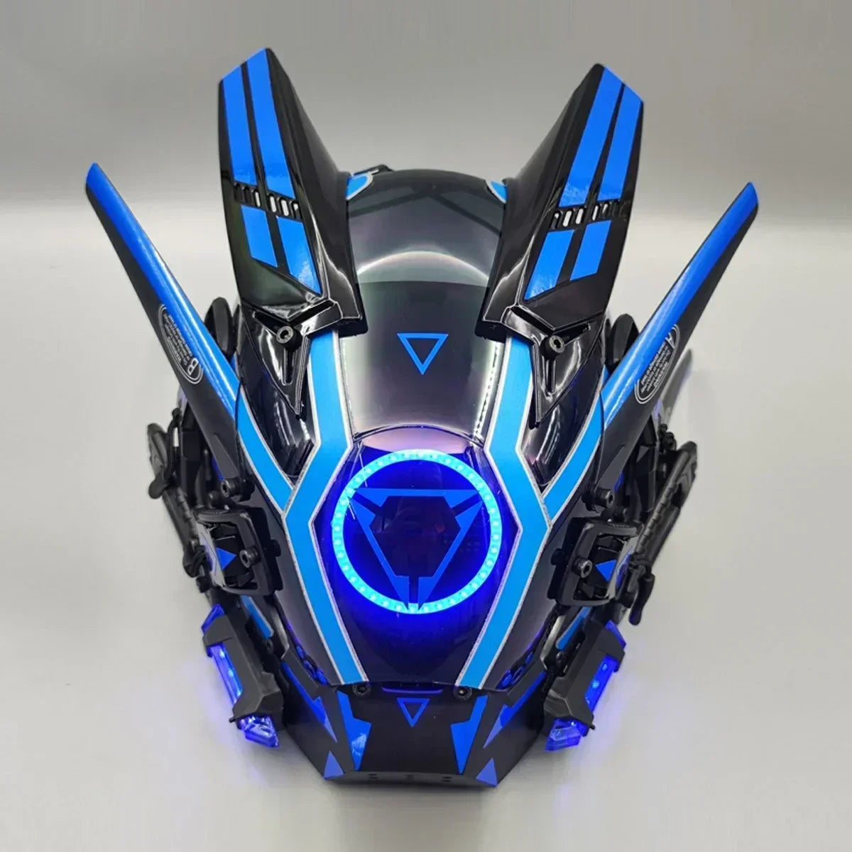 Cyberpunk Helmet Shinobi Mask Robot Samurai Mask Cosplay Techwear Cyber Punk Hi-Tech Helmet Armor Futuristic Toys Christmas Gift