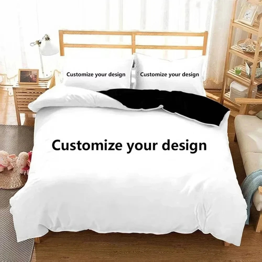 Custom Duvet Cover Personalized Bedding Set Customized Different Sizes, Suitable for Birthday, Christmas, Special Festival Gift