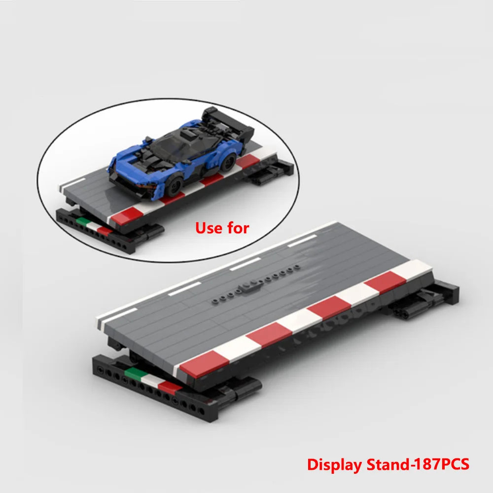 MOC Sports Car Classic Toy Building Block Set,Suitable As Birthday, Halloween, Christmas Gifts Decoration Collect