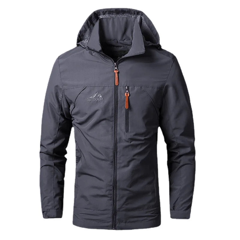 New Waterproof Military Jacket Man Spring Autumn Windbreaker Men's Hooded Jackets Camping Hiking Jackets Fishing Sportswear Coat