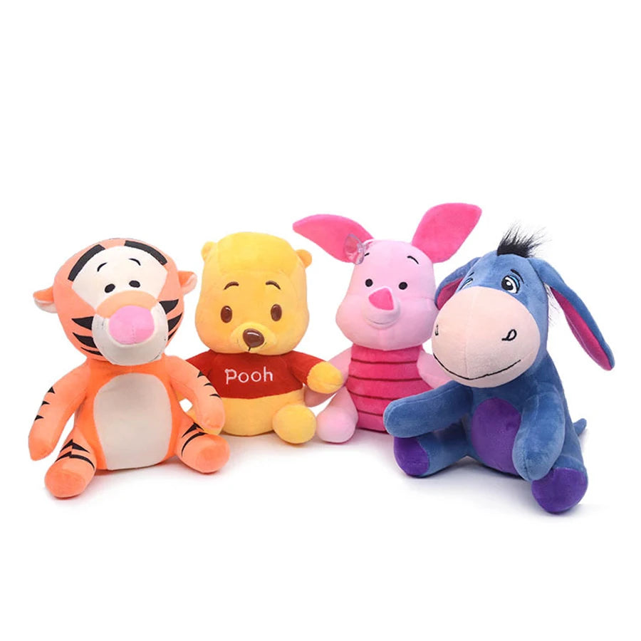 Wholesale 12pcs/lot New 8inch Cute Animal Bear Pig Stuffed Dolls Soft Tiger Plush Toy Christmas Gifts For Children