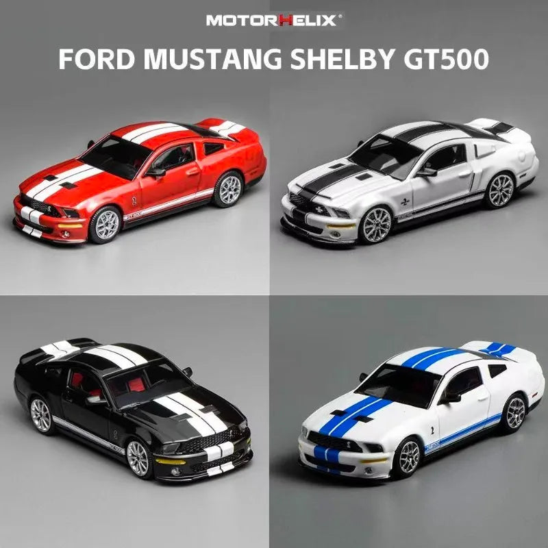 MH & GL 1:64 Shelby GT500  Alloy Die Casting Car Model Collection Model Boy Gift Christmas Gift Gifts for Men