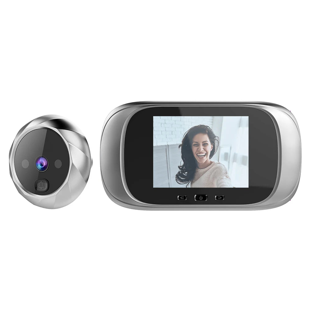 Digital Magic Eye Electronic Viewfinder Night Vision Video Digital Door Viewer 1400mAh Build-in Lithium Battery 1080P Camera