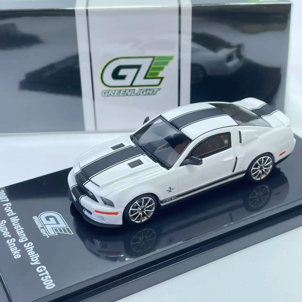 MH & GL 1:64 Shelby GT500  Alloy Die Casting Car Model Collection Model Boy Gift Christmas Gift Gifts for Men